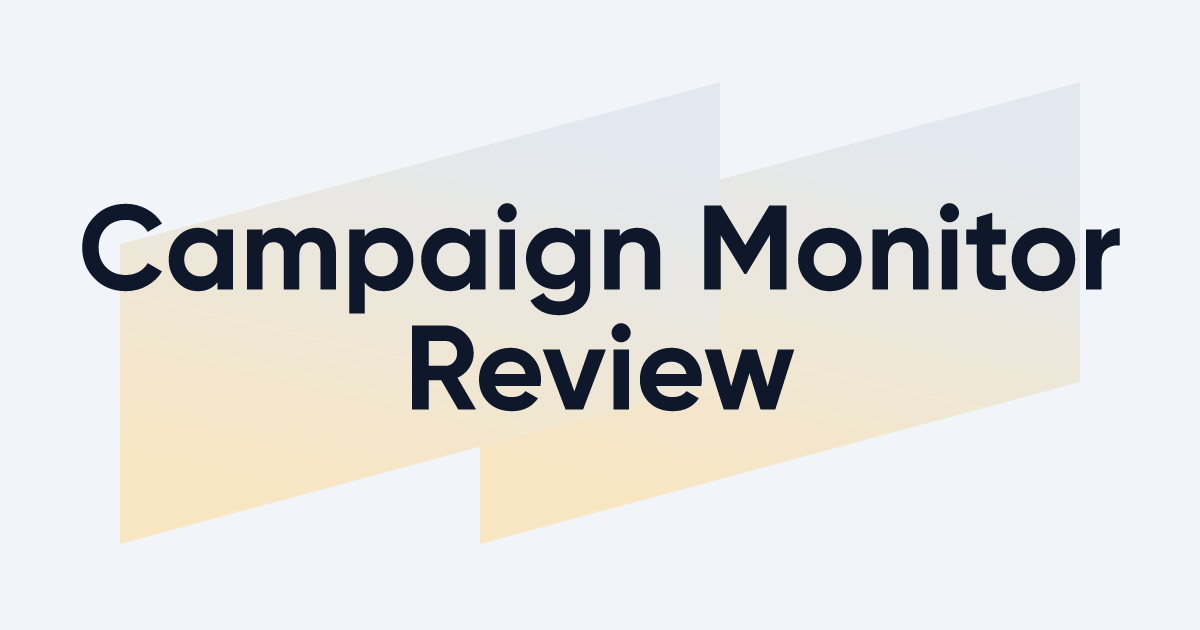 Campaign Monitor - Email Marketing Software Review | EXPERTE.com