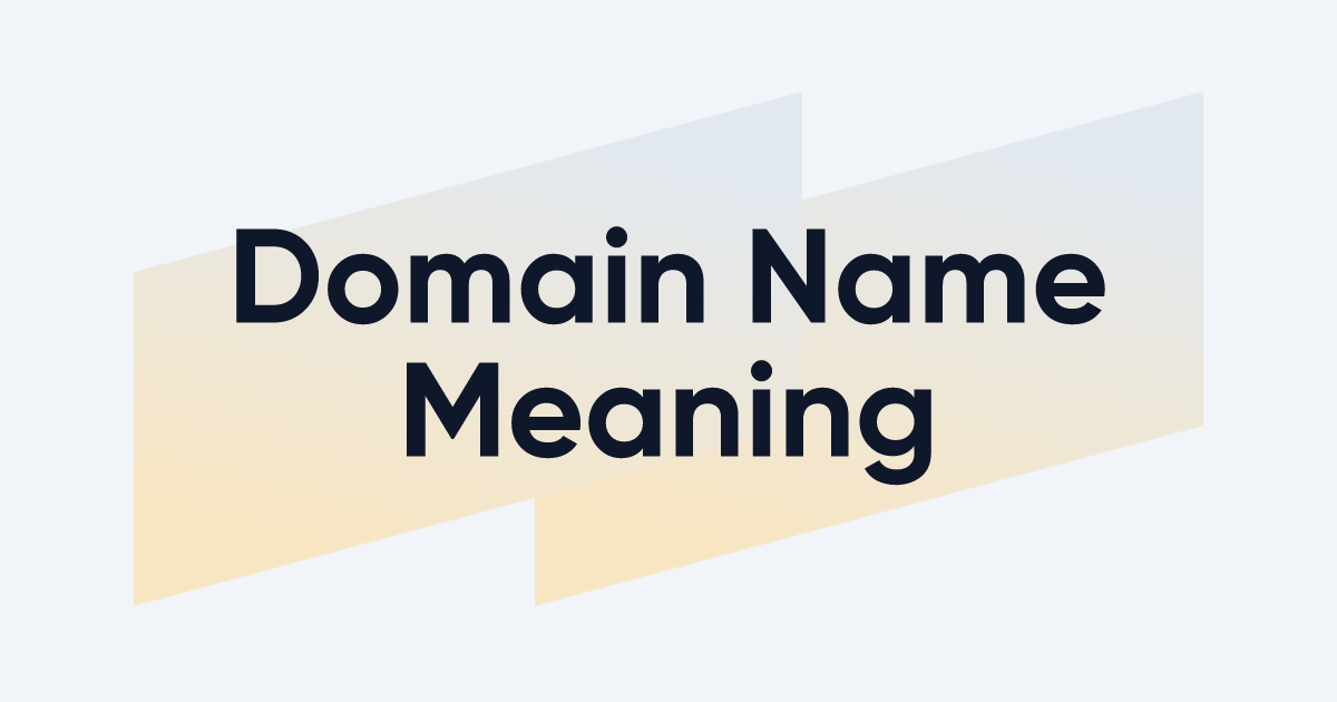 Domain Meaning: What Is a Domain Name? | EXPERTE.com