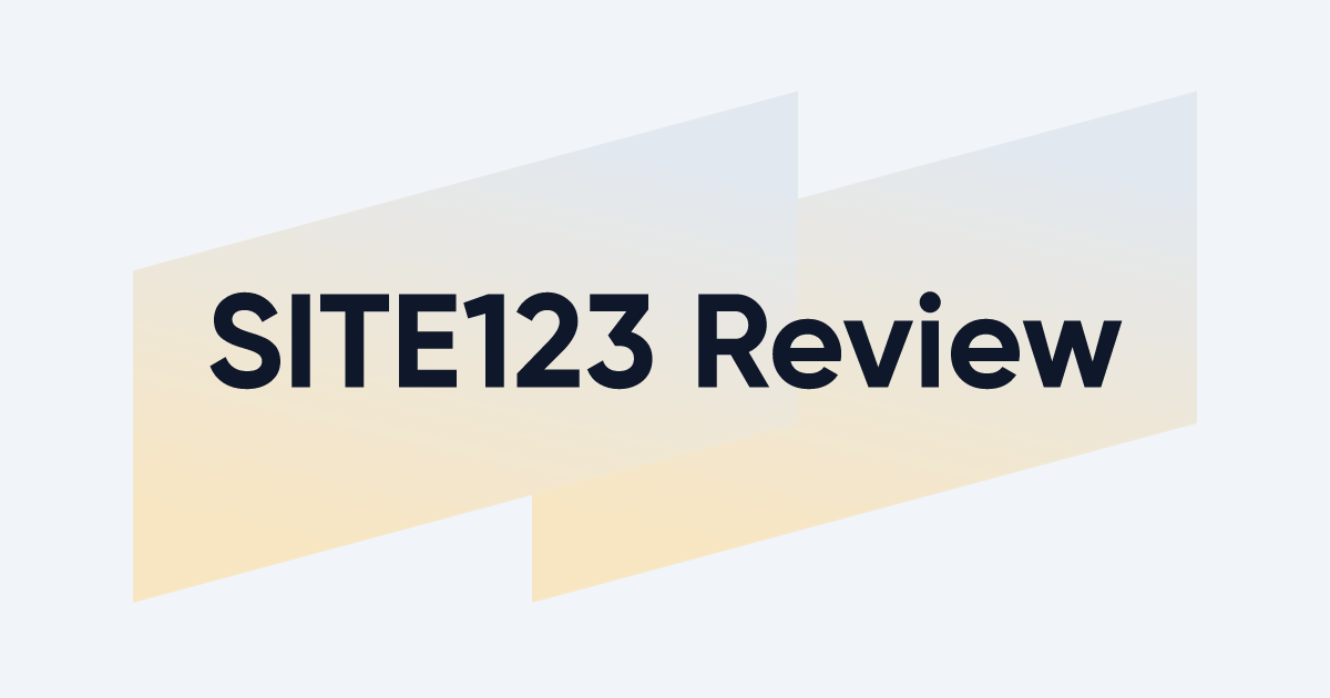SITE123 Review: A Good Website Builder in 2023? | EXPERTE.com