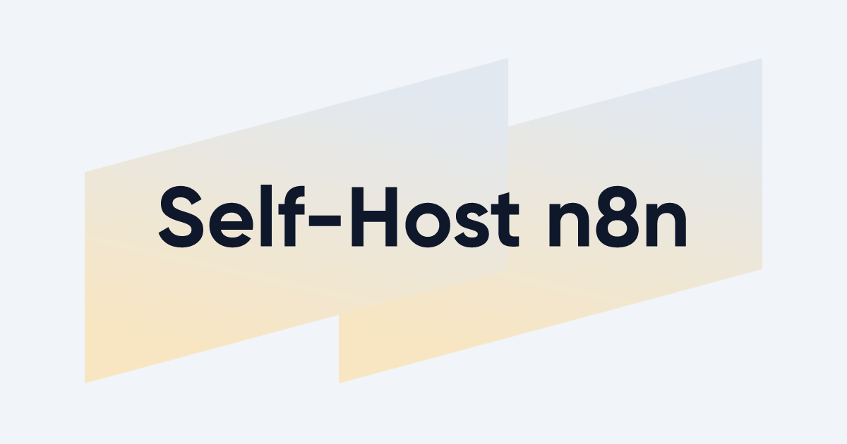 Self-host n8n: How to Install n8n on a VPS | EXPERTE.com